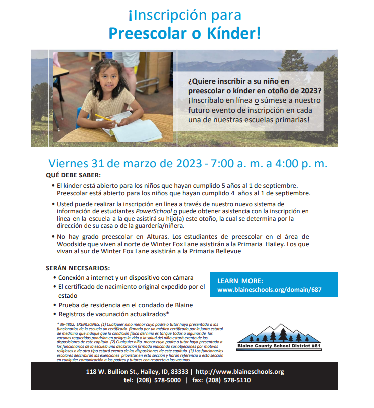  registration Spanish